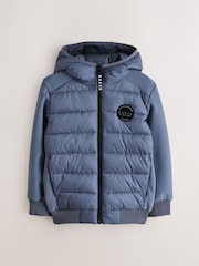 Baker by Ted Baker Shower Resistant Neoprene Padded Jacket - Imaginea 7 din 16