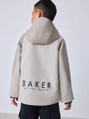Baker by Ted Baker Grey Baker by Ted Baker Shower Resistant Colourblock Jacket - Image 5 of 8