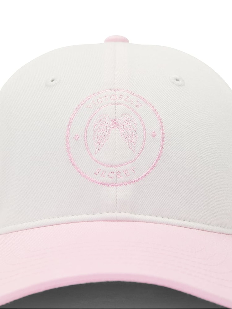 Victoria's Secret Pretty Blossom Pink Baseball Hat - Image 3 of 3 Victoria's Secret Pretty Blossom Pink Baseball Hat - Image 3 of 3