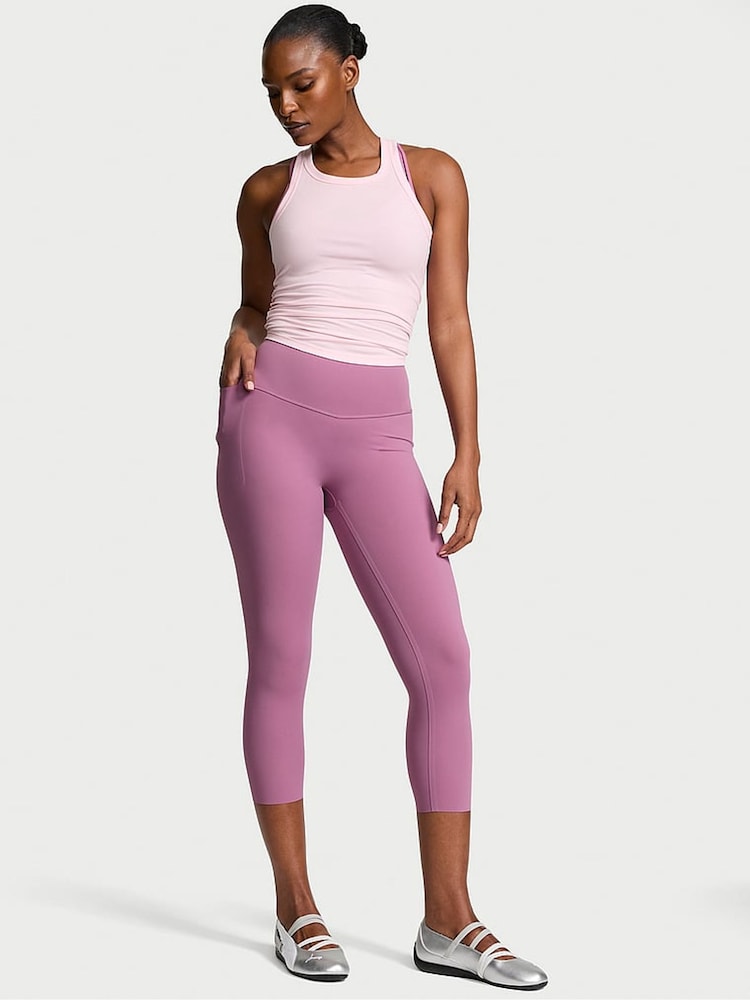 Victoria's Secret Violet Frost Purple Elevate™ Capri Leggings - Image 1 of 2