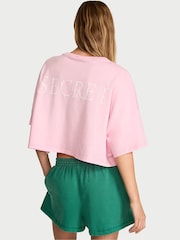 Victoria's Secret Prettiest Pine Green Terry Shorts - Image 2 of 2