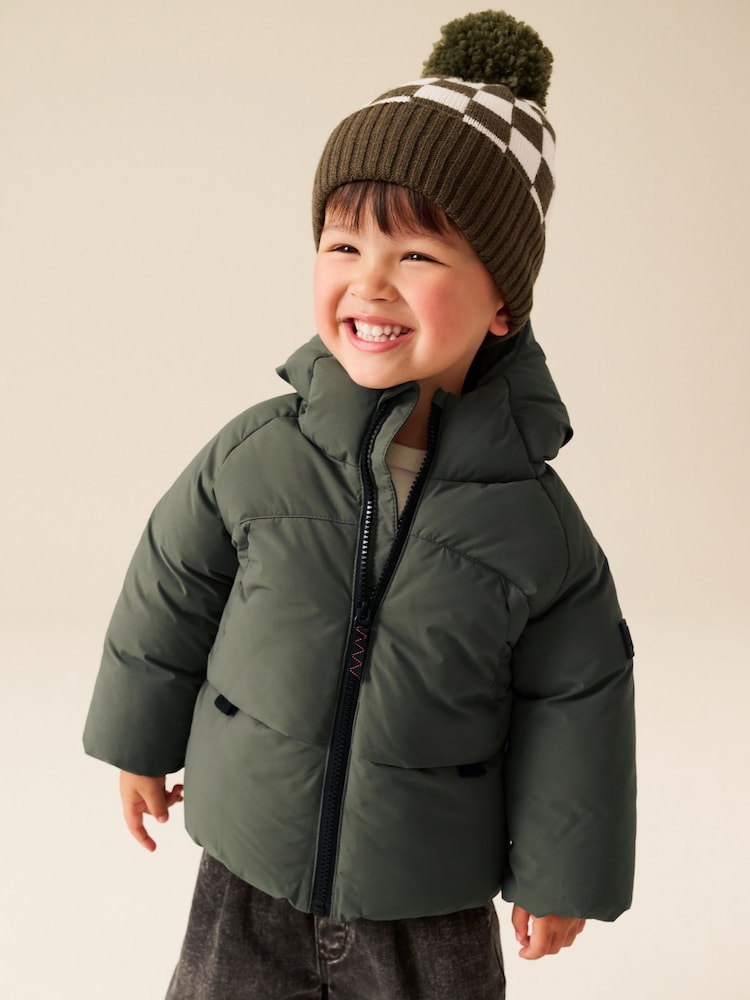 Khaki Green Padded Coat (6mths-7yrs) - Image 2 of 9 Khaki Green Padded Coat (6mths-7yrs) - Image 2 of 9