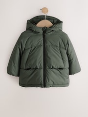 Khaki Green Padded Coat (6mths-7yrs) - Image 5 of 9