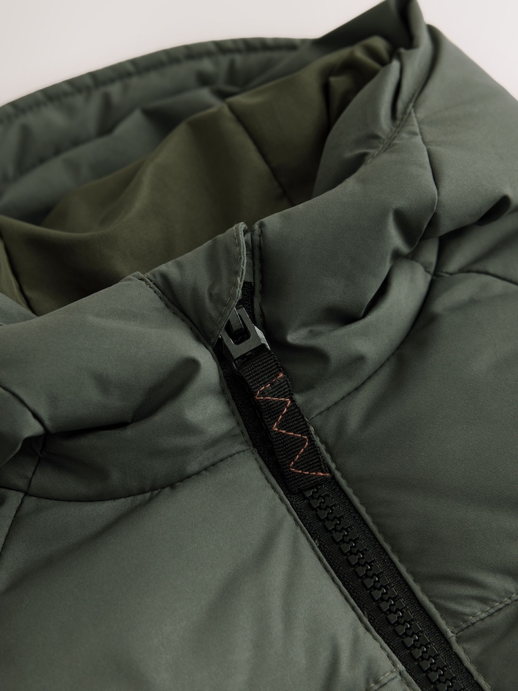 Khaki Green Padded Coat (6mths-7yrs) - Image 9 of 9 Khaki Green Padded Coat (6mths-7yrs) - Image 9 of 9