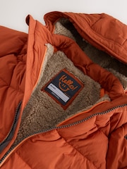 Orange Borg Lined Padded Coat (6mths-7yrs) - Image 10 of 13
