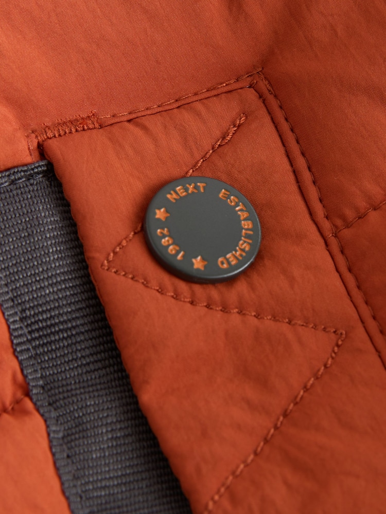 Orange Borg Lined Padded Coat (6mths-7yrs) - Image 13 of 13 Orange Borg Lined Padded Coat (6mths-7yrs) - Image 13 of 13