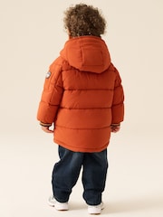 Orange Borg Lined Padded Coat (6mths-7yrs) - Image 3 of 13