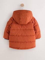 Orange Borg Lined Padded Coat (6mths-7yrs) - Image 8 of 13