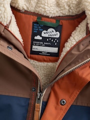 Multi Colour Block Waterproof Borg Lined Parka (3mths-7yrs) - Image 4 of 7