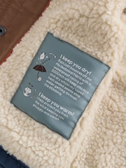 Multi Colour Block Waterproof Borg Lined Parka (3mths-7yrs) - Image 6 of 7