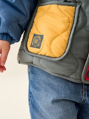 Colour block - Quilted Coat (3mths-7yrs) - Imagen 5 de 5