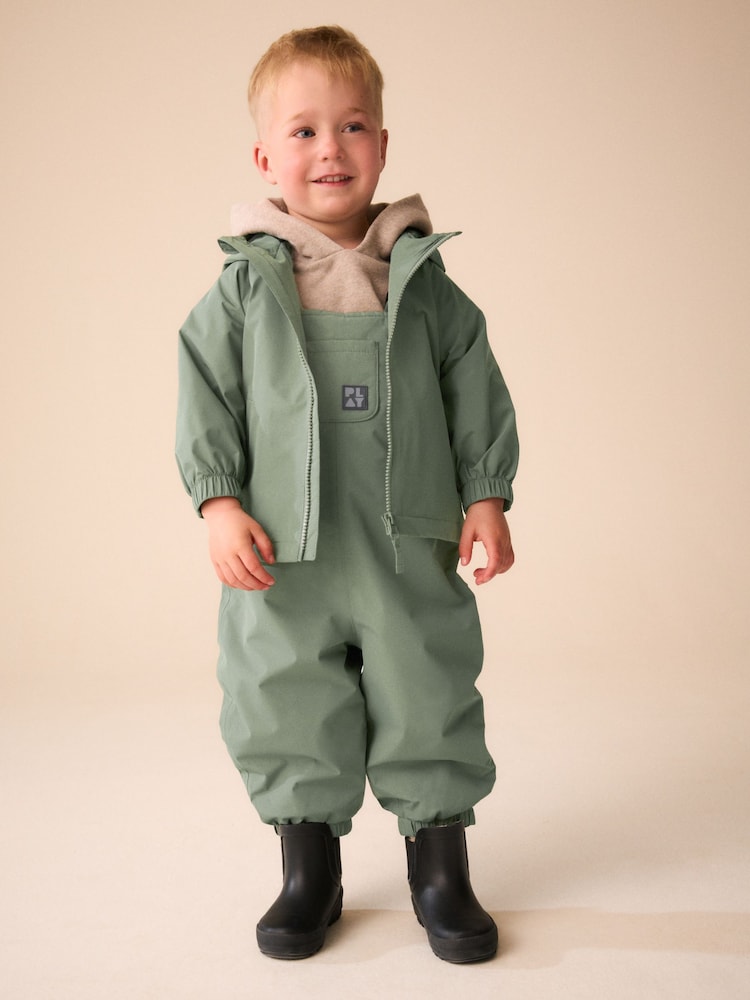 Khaki Green Waterproof Cagoule (6mths-7yrs) - Image 1 of 10