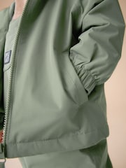 Khaki Green Waterproof Cagoule (6mths-7yrs) - Image 4 of 10