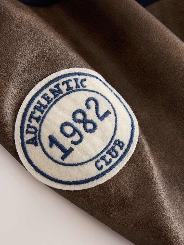 Navy - Varsity Jacket (3buwan-7taon) - Larawan 11 ng 11