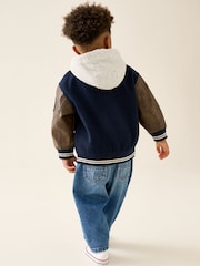 Navy Varsity Jacket (3mths-7yrs) - Image 3 of 5