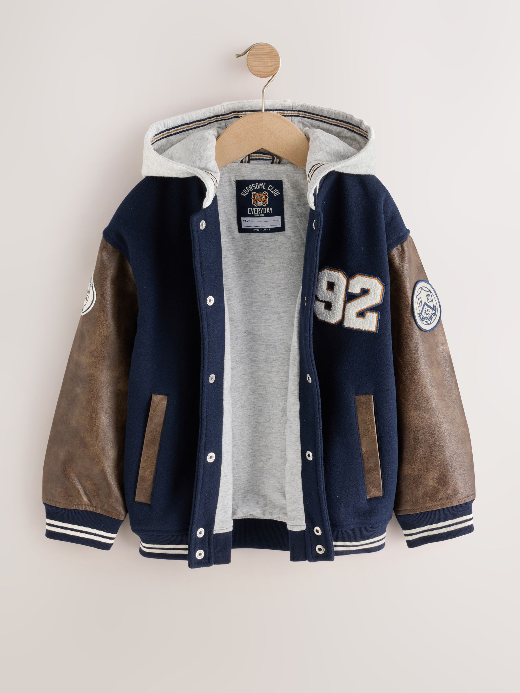 Buy Navy Varsity Jacket (3mths-7yrs) from Next USA