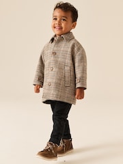 Brown Check Coat (3mths-7yrs) - Image 2 of 10