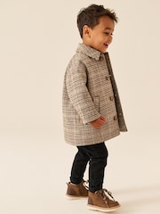 Brown Check Coat (3mths-7yrs) - Image 3 of 10