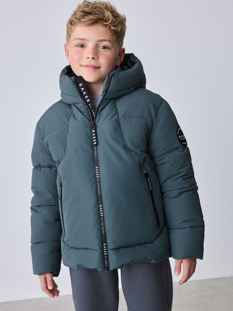 Baker by Ted Baker Shower Resistant Padded Coat - Image 1 of 22 Baker by Ted Baker Shower Resistant Padded Coat - Image 1 of 22