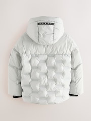 Baker by Ted Baker Grey Shower Resistant Heatseal Coat - Image 10 of 19