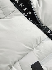 Baker by Ted Baker Grey Shower Resistant Heatseal Coat - Image 13 of 19
