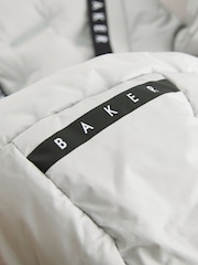 Baker by Ted Baker Grey Shower Resistant Heatseal Coat - Image 16 of 19