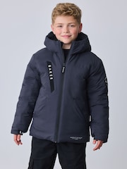 Baker by Ted Baker Navy Shower Resistant Coat - Image 1 of 20