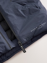 Baker by Ted Baker Navy Shower Resistant Coat - Image 12 of 20