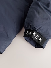 Baker by Ted Baker Navy Shower Resistant Coat - Image 14 of 20