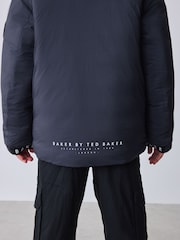 Baker by Ted Baker Navy Shower Resistant Coat - Image 5 of 20