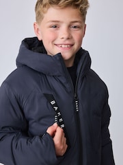 Baker by Ted Baker Navy Shower Resistant Coat - Image 7 of 20