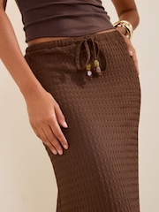 Friends Like These Tie Waist Jersey Maxi Skirt - Image 4 of 5