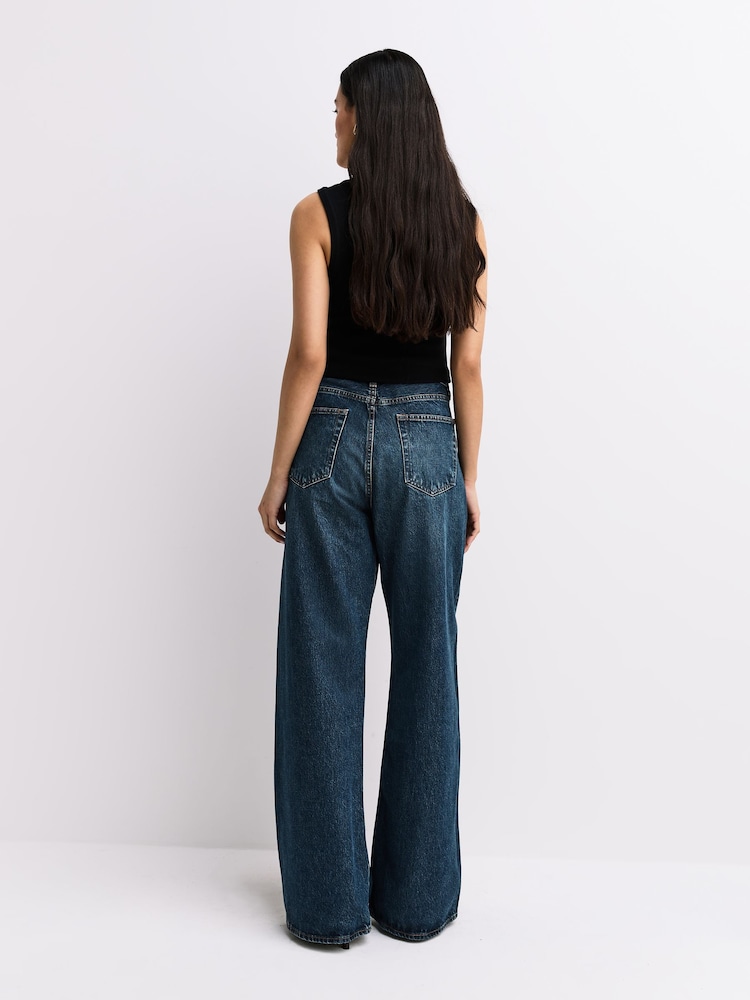 FRAME Detox The Loose Relaxed Wide Leg Jeans - Image 2 of 7