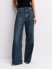 FRAME Detox The Loose Relaxed Wide Leg Jeans - Image 4 of 7