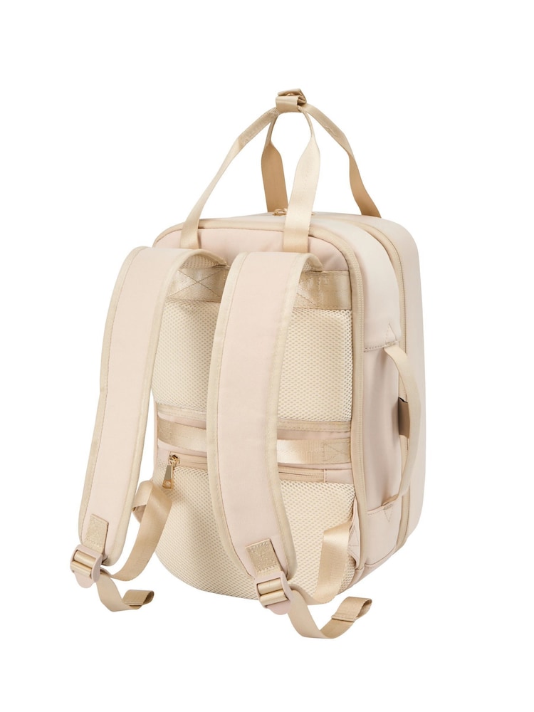 Cabin Max Cream Paxos for Underseat with ShapeSafe™ Design Backpack - Image 2 of 7 Cabin Max Cream Paxos for Underseat with ShapeSafe™ Design Backpack - Image 2 of 7
