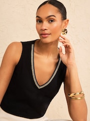 Love & Roses Black Top - Image 1 of 4