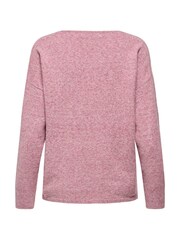 ONLY Pink Cosy V-Neck Knitted Jumper - Image 5 of 6