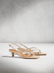 White N.Premium Leather Low Strappy Sandal - Image 6 of 10