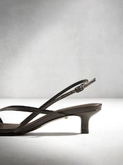 Καφετί της σοκολάτας - N.Premium Leather Low Strappy Sandal - Εικόνα 10 από 11