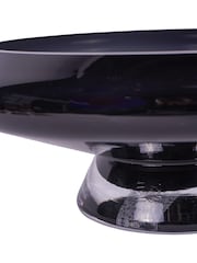 Libra Interiors Black Monthly Promo Noir Glass Bowl 26cm - Image 4 of 5