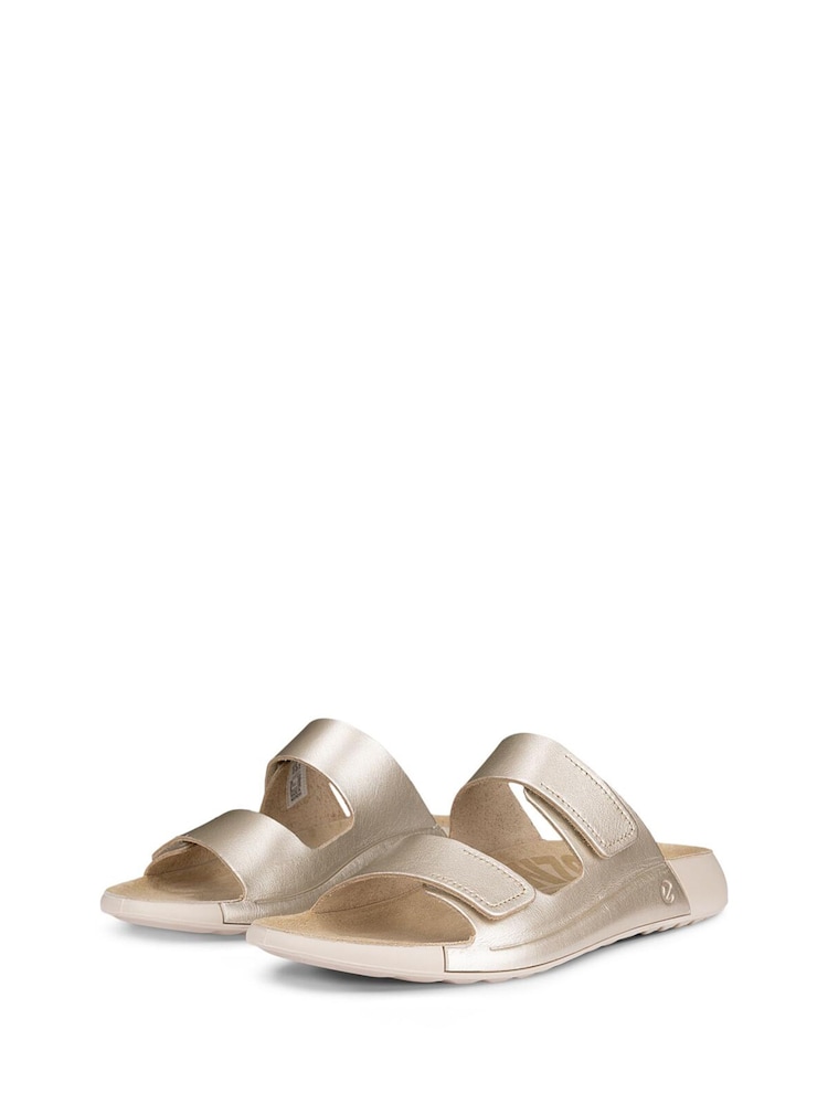 Ecco Gold COZMO Sandals - Image 2 of 4