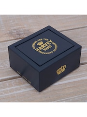 Widdop Silver Pair of Rugby Ball Cufflinks Gift Boxed - Image 3 of 4