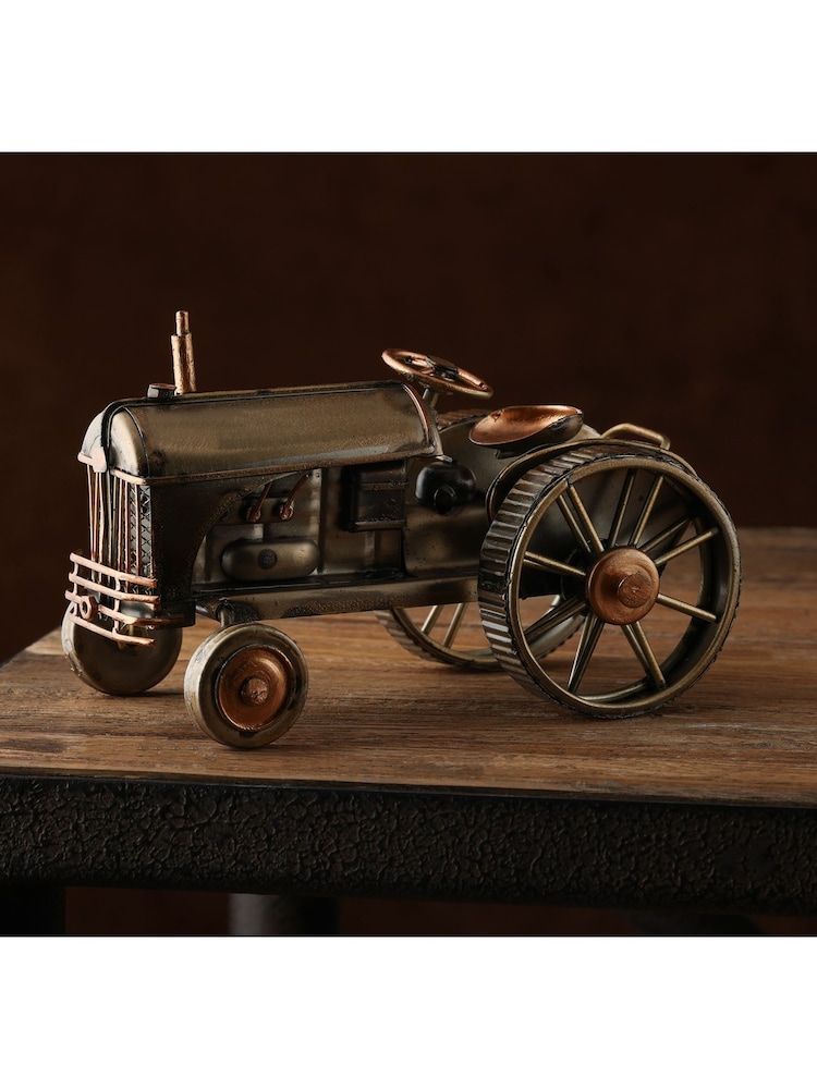 Widdop Bronze Harvey Makin Ornament Tractor - Image 1 of 4 Widdop Bronze Harvey Makin Ornament Tractor - Image 1 of 4