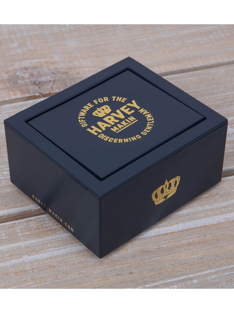 Widdop Silver Plain Square Cufflinks in Engravable Box - Image 4 of 4 Widdop Silver Plain Square Cufflinks in Engravable Box - Image 4 of 4