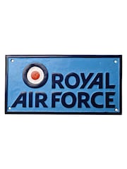 Widdop Blue RAF Cast Aluminium Plaque Royal Air Force - Image 1 of 1