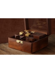 Widdop Brown Harvey Makin Wooden 4 Puzzle Set - Image 5 of 6