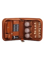 Widdop Brown Harvey Makin Golfers Accessories Gift Set - Image 1 of 2