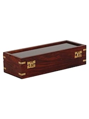 Widdop Brown Harvey Makin Wooden Watch Box - Image 4 of 4