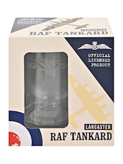 Widdop Clear RAF Etched Glass Tankard - Lancaster Bomber - Image 2 of 2