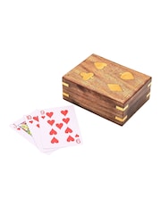 Widdop Brown Harvey Makin Pack of Playing Cards In Wooden Box - Image 5 of 6